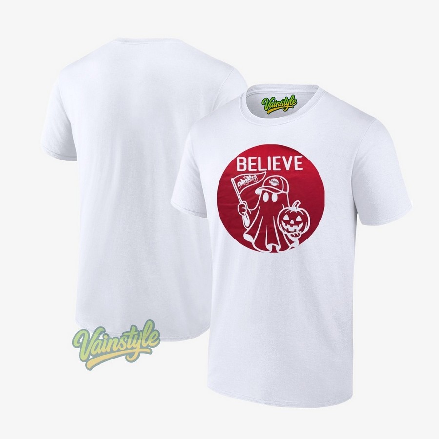 Ghost Believe In The Philadelphia Phillies Halloween 2025 T-Shirt