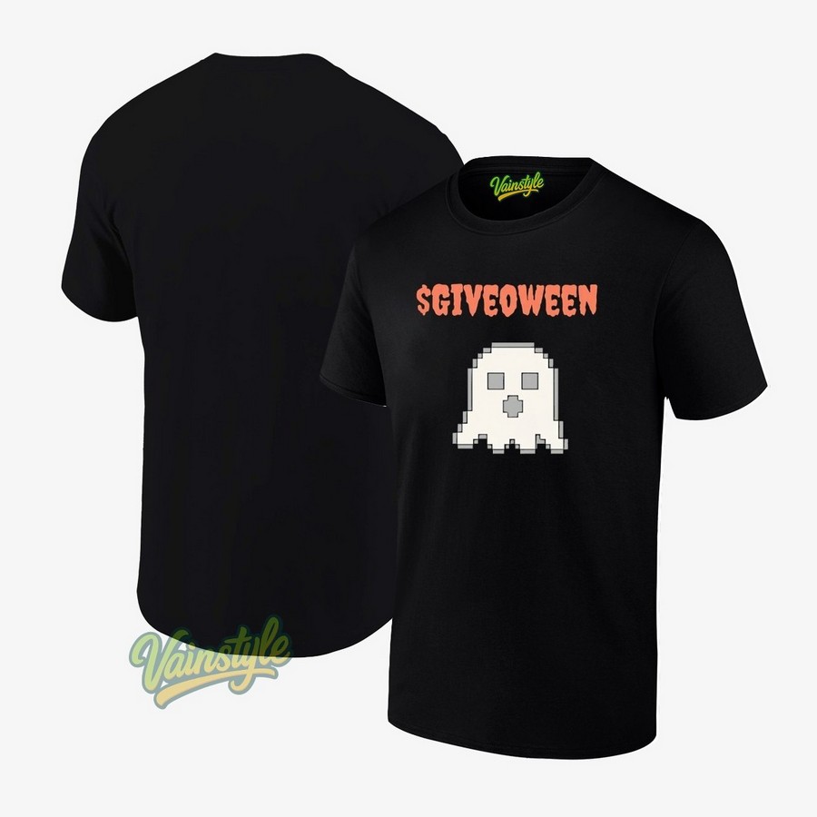 Ghost Giveoween Halloween T-Shirt Ghost Giveoween Halloween T-Shirt