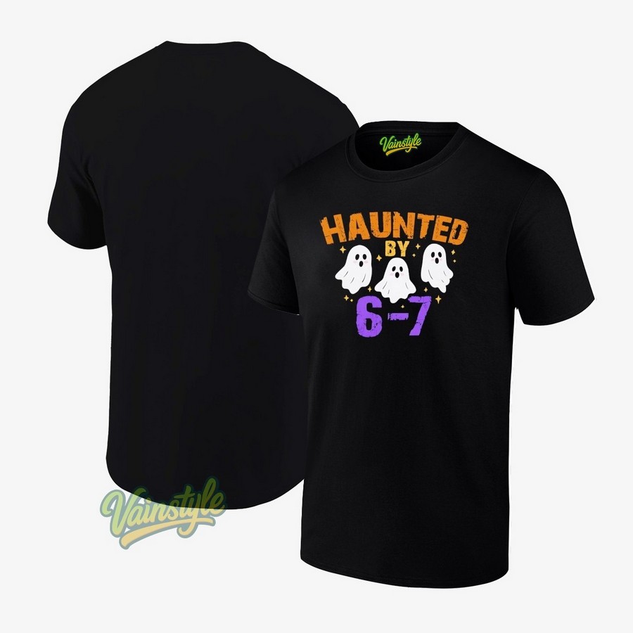 Ghost Haunted By 6-7 Halloween T-Shirt