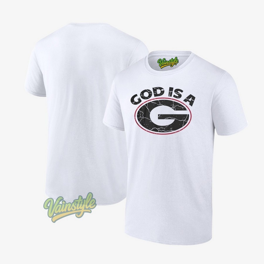 God Is A Georgia Bulldogs Logo T-Shirt