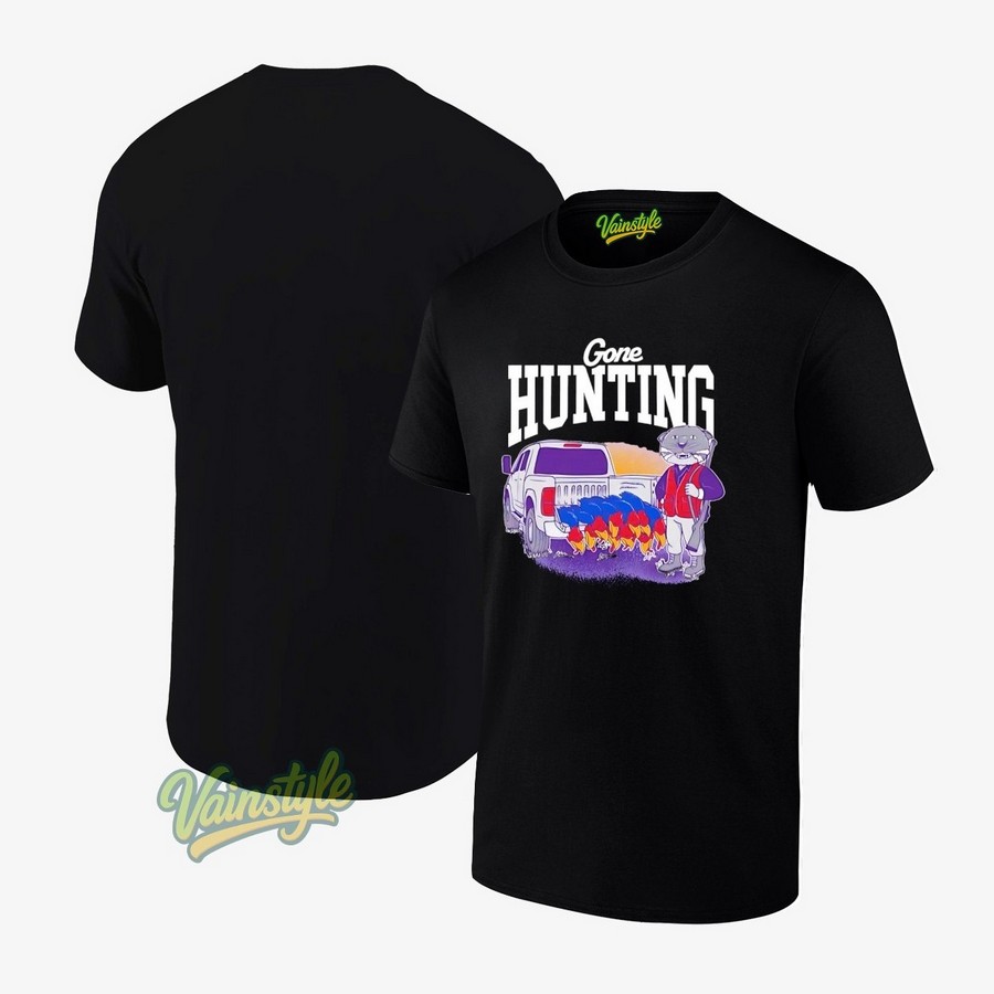 Gone Hunting Kansas State Wildcats Beat Kansas Jayhawks T-Shirt Gone Hunting Kansas State Wildcats Beat Kansas Jayhawks T-Shirt