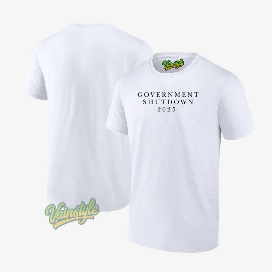 Government Shutdown 2025 White House T-Shirt