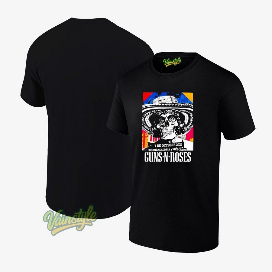 Guns N Roses Latin America 2025 Bogota Co T-Shirt Guns N Roses Latin America 2025 Bogota Co T-Shirt
