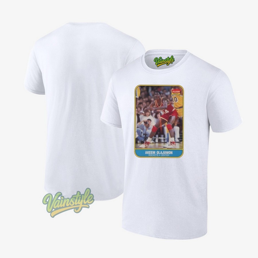 Hakeem Olajuwon Houston Rockets Basketball Vintage T-Shirt Hakeem Olajuwon Houston Rockets Basketball Vintage T-Shirt