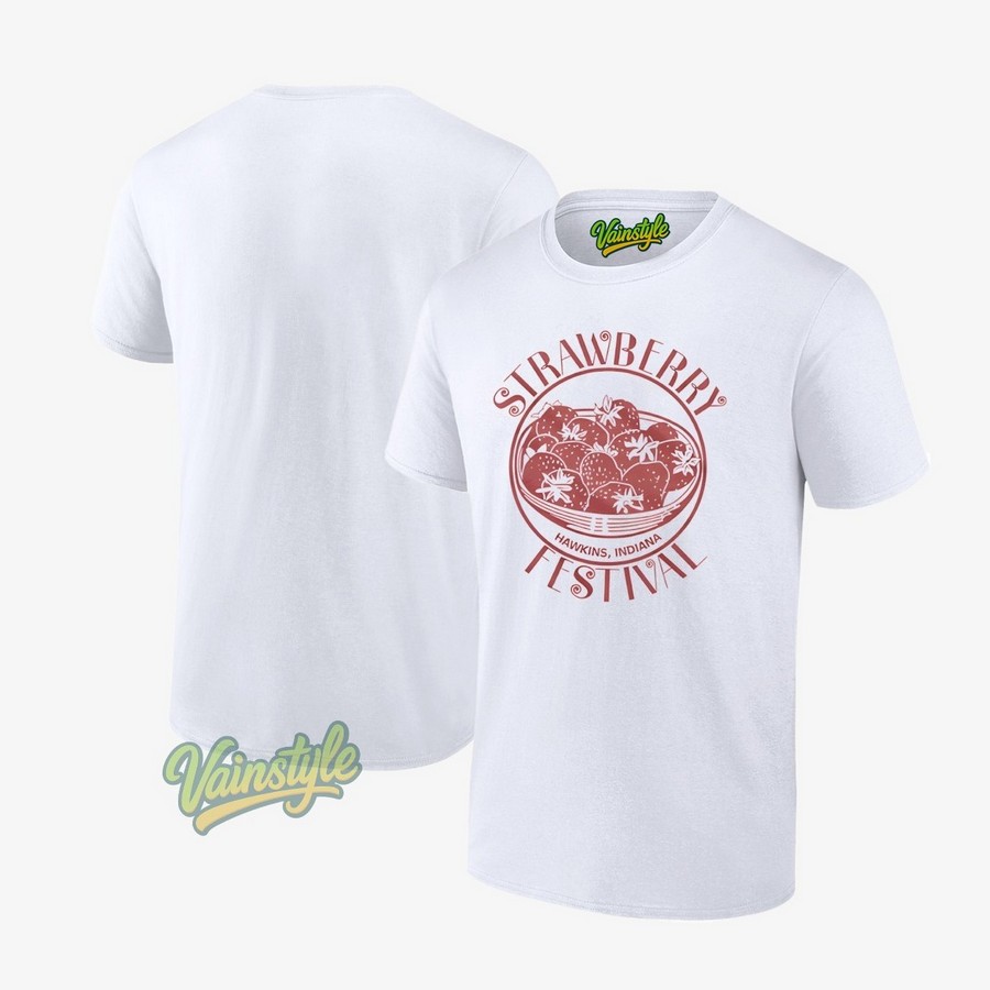 Hawkins Strawberry Festival Ringer T-Shirt