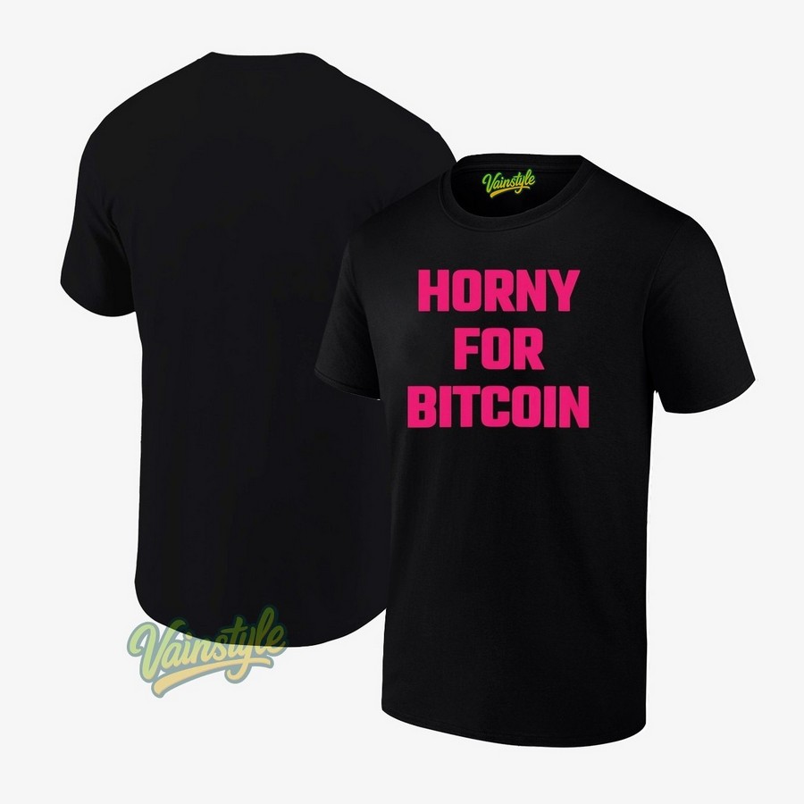 Horny For Bitcoin T-Shirt