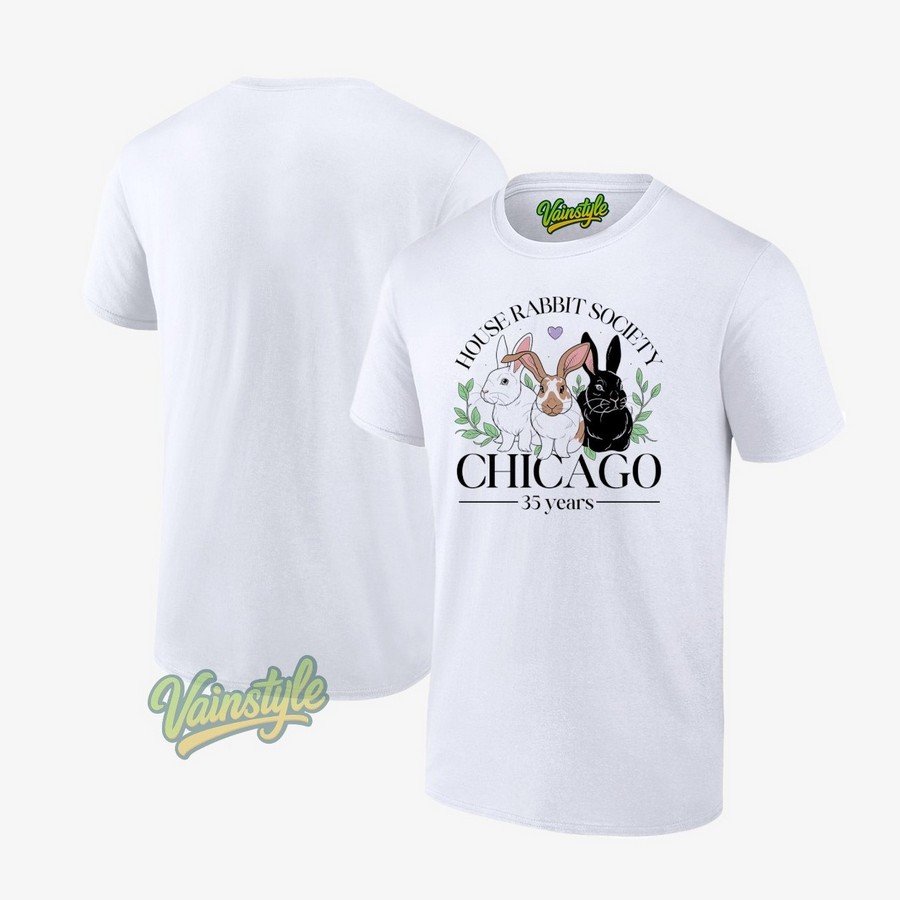 House Rabbit Society Chicago 35 Years T-Shirt House Rabbit Society Chicago 35 Years T-Shirt