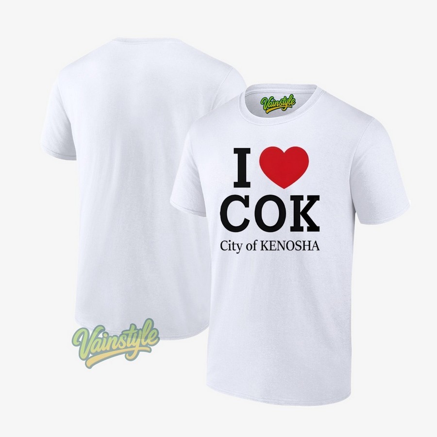 I Love Cok City Of Kenosha T-Shirt