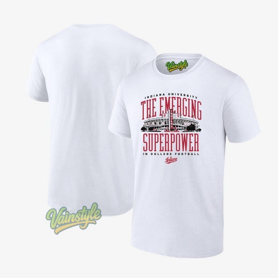 Indiana Hoosiers The Emerging Superpower In College Football T-Shirt Indiana Hoosiers The Emerging Superpower In College Football T-Shirt