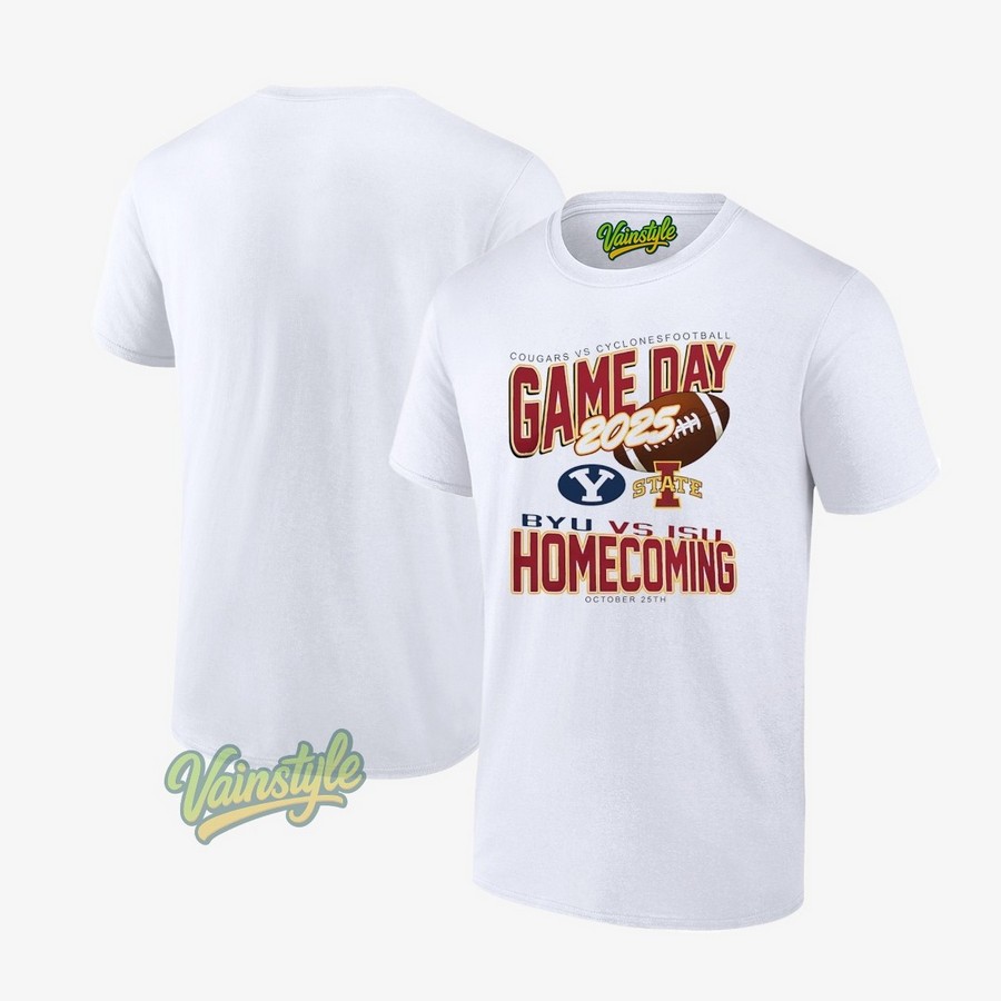 Iowa State Cyclones Vs Byu Cougars Gameday Homecoming T-Shirt