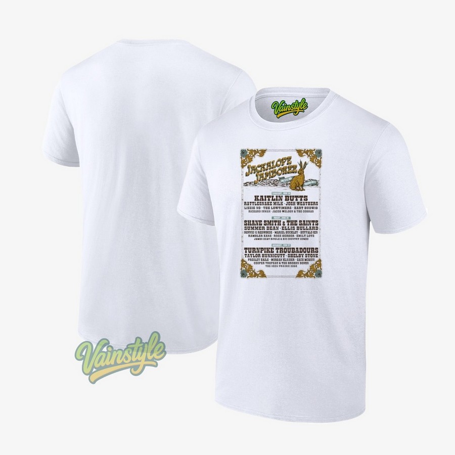 Jackalope Jamboree Turnpike Troubadours Kaitlin Butts Shane Smith And The Saints T-Shirt