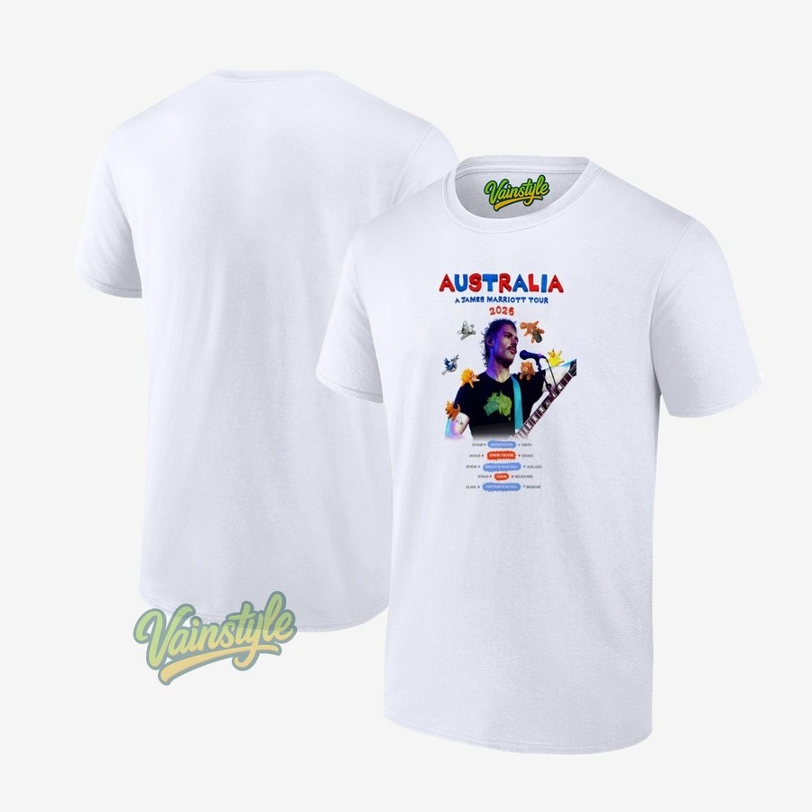 James Marriott Live Australia Tour 2026 T-Shirt