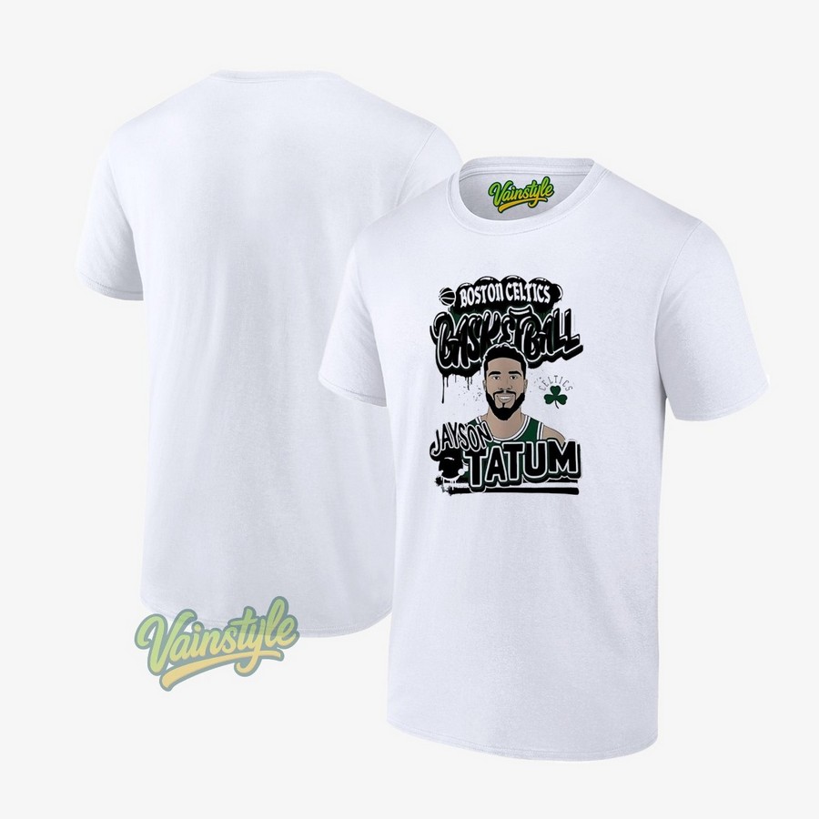 Jayson Tatum Boston Celtics Basketball Cartoon T-Shirt Jayson Tatum Boston Celtics Basketball Cartoon T-Shirt