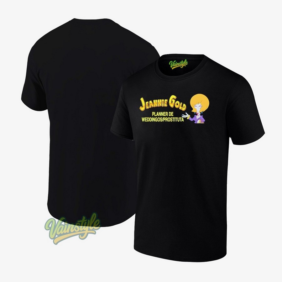 Jeannie Gold Planner De Weddingos T-Shirt Jeannie Gold Planner De Weddingos T-Shirt