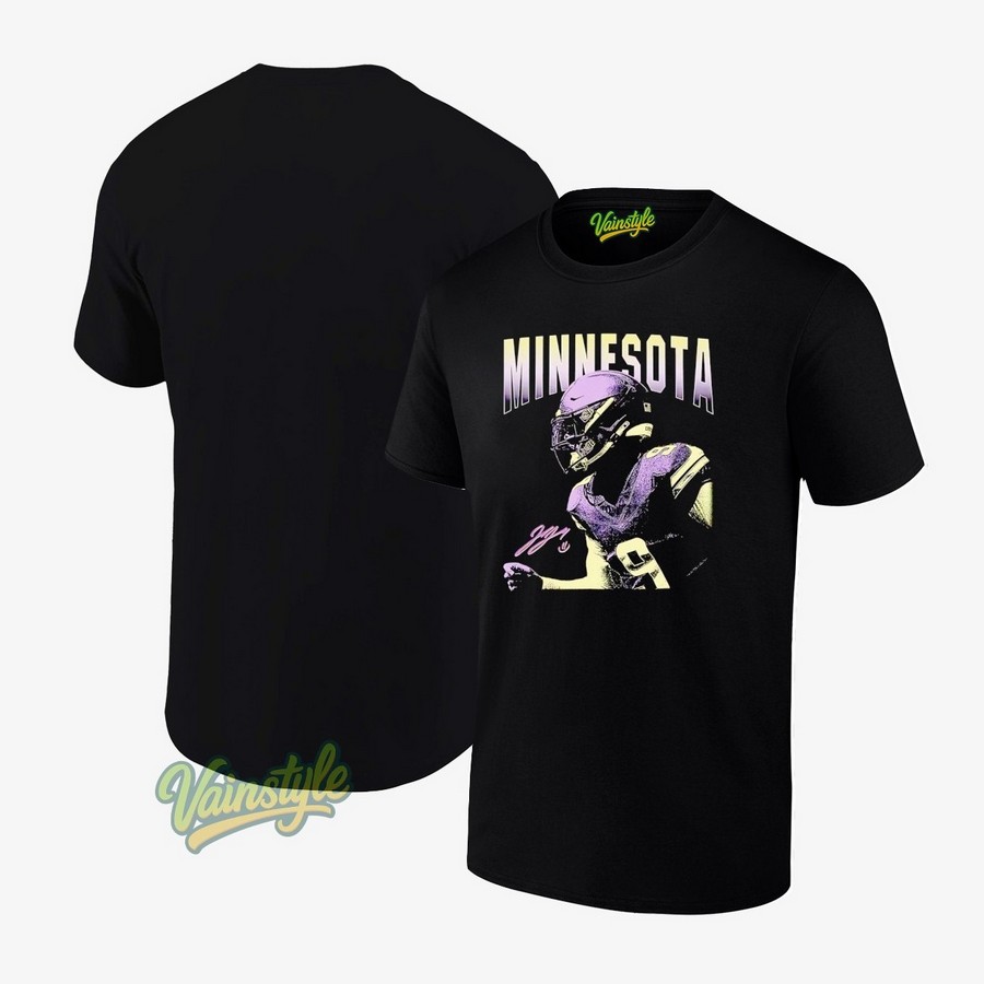 Jj Mccarthy Minnesota Vikings Football Signature Graphic T-Shirt