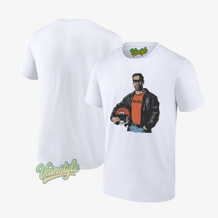 Joe Burrow Joe Cool Cincinnati Bengals Helmet T-Shirt