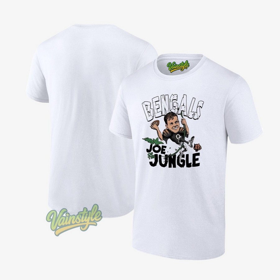 Joe Burrow The Jungle Cincinnati Bengals Football T-Shirt