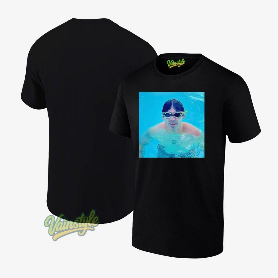 Joe Jonas Wear Swimming Goggles In The Pool T-Shirt