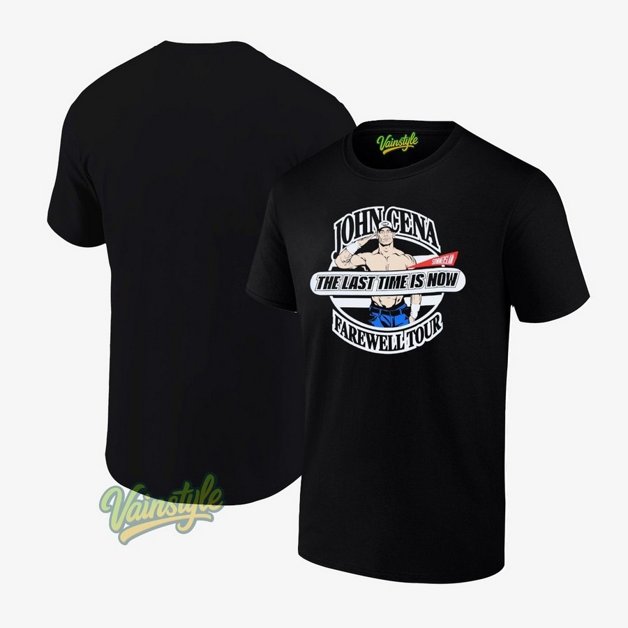 John Cene The Last Time Is Now Farewell Tour In Summerslam T-Shirt John Cene The Last Time Is Now Farewell Tour In Summerslam T-Shirt