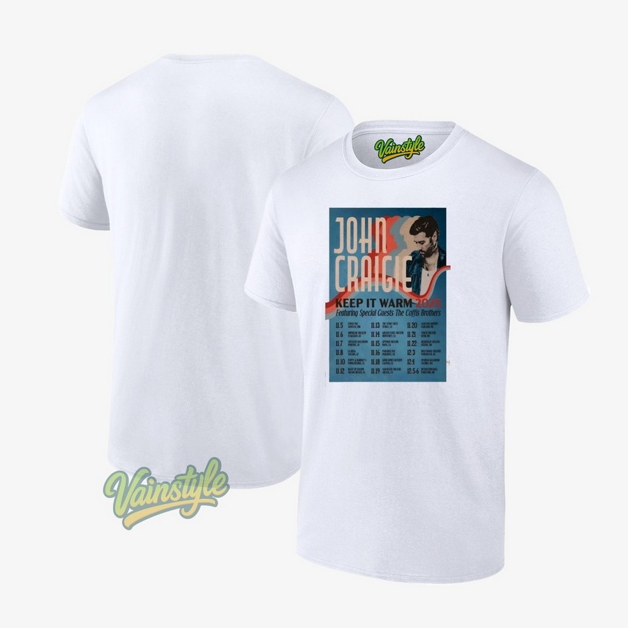 John Craigie Keep It Warm 2025 Tour Poster T-Shirt