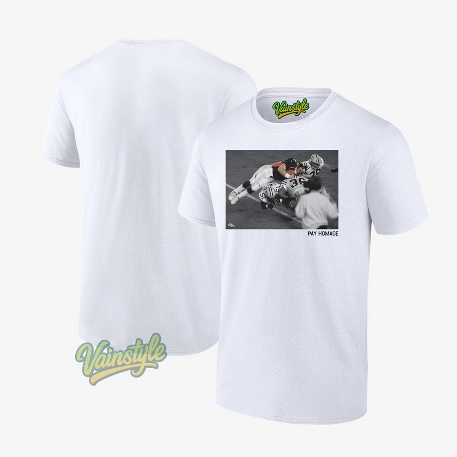 John Elway Denver Broncos Pay Homage Football Nfl T-Shirt John Elway Denver Broncos Pay Homage Football Nfl T-Shirt