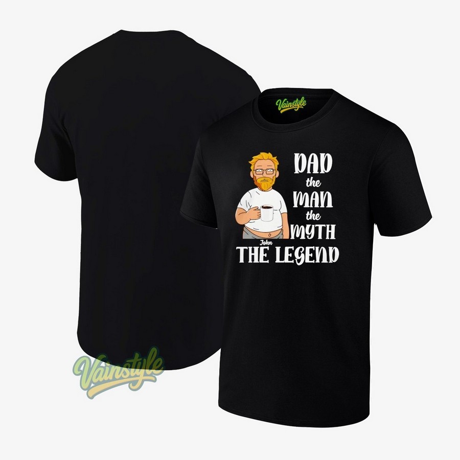 John Holidng Coffee Dad The Man The Myth The Legend T-Shirt