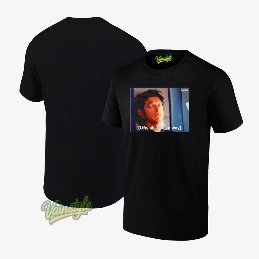 Jurassic Park Life Finds A Way Goldblum Jeff Stare T-Shirt