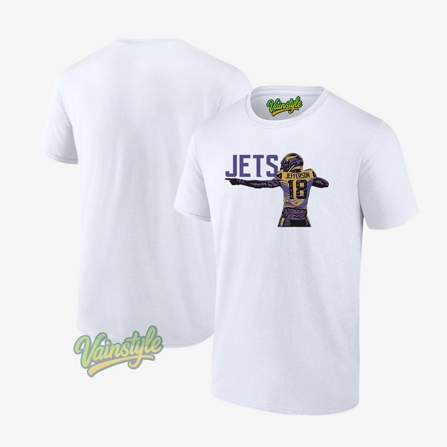 Justin Jefferson Jets Minnesota Vikings Football Graphic T-Shirt