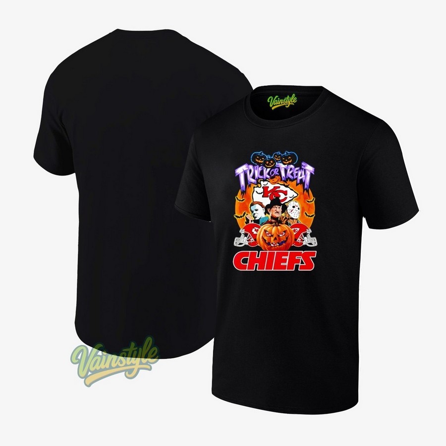 Kansas City Chiefs Trick Or Treat Halloween T-Shirt Kansas City Chiefs Trick Or Treat Halloween T-Shirt