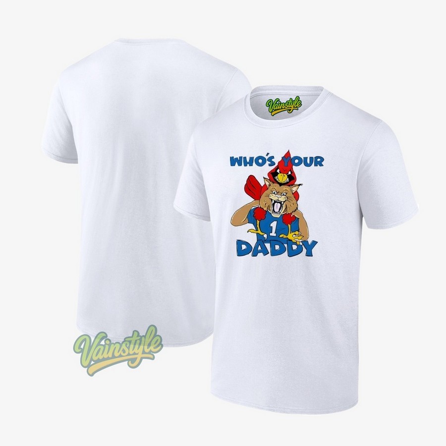 Kentucky Wildcats Vs Louisville Cardinals Who’s Your Daddy Mascot T-Shirt Kentucky Wildcats Vs Louisville Cardinals Who’s Your Daddy Mascot T-Shirt