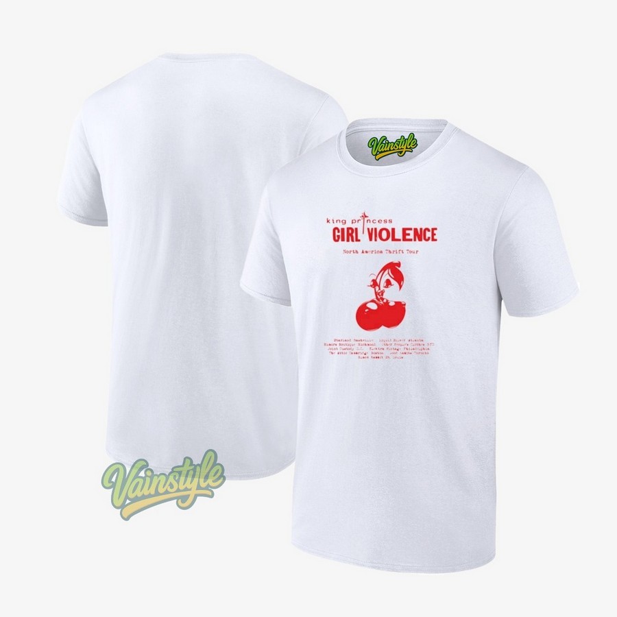 King Princess Girl Violence Tour North America T-Shirt