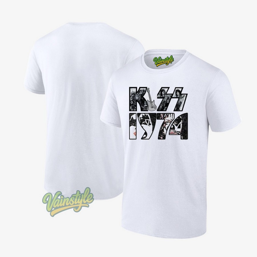 Kiss 1974 Play Guitar T-Shirt