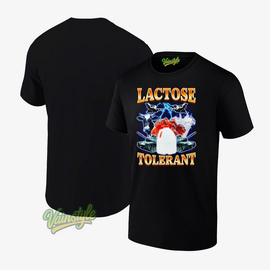 Lactose Tolerant Cow Milk T-Shirt Lactose Tolerant Cow Milk T-Shirt