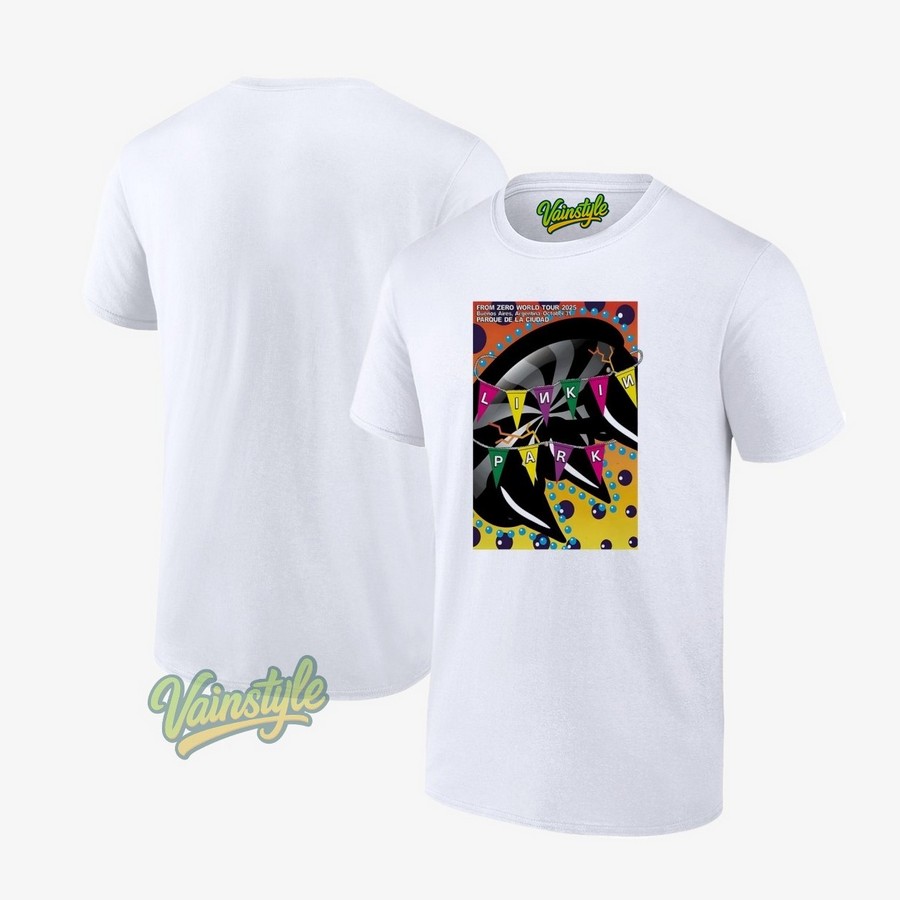 Linkin Park At Parque De La Ciudad In Buenos Aires On 10 31 2025 Poster T-Shirt