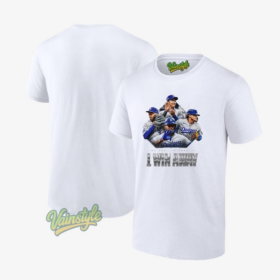 Los Angeles Dodgers One Win Away T-Shirt