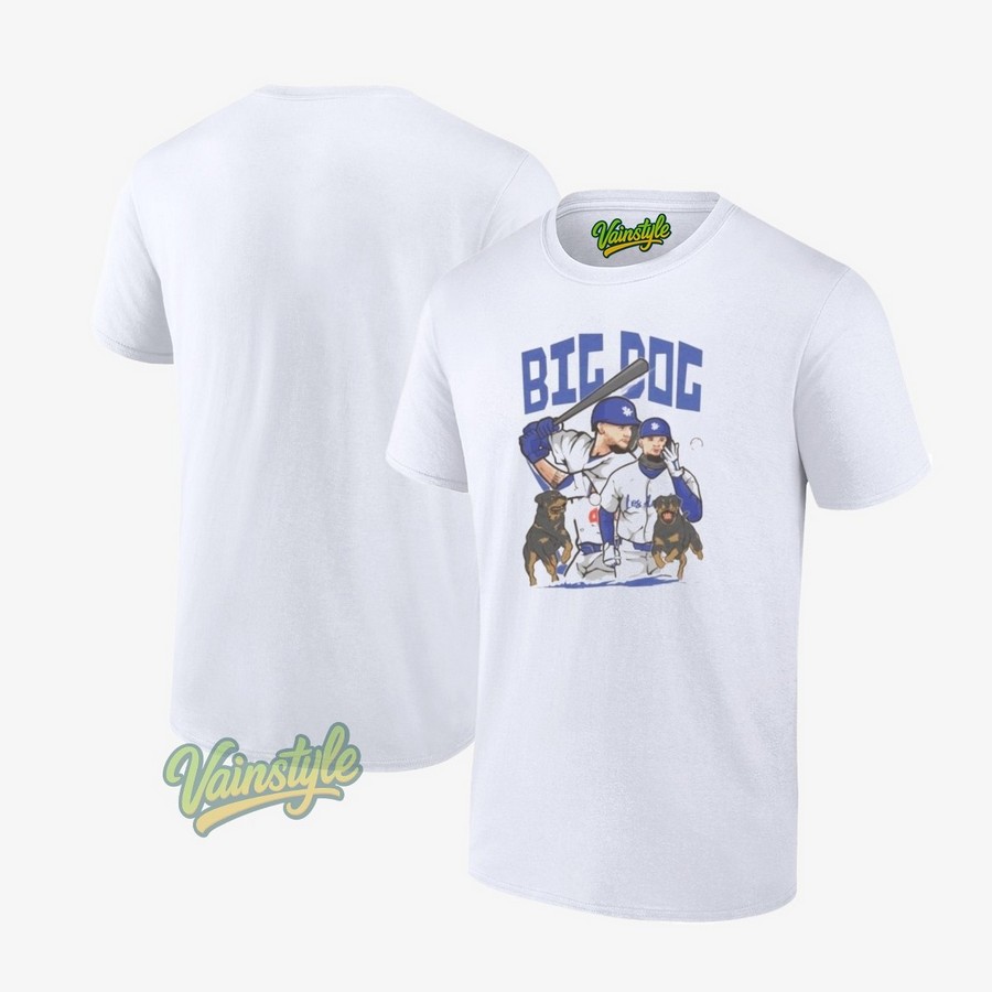 Los Angeles Dodgers The Big Dog Baseball T-Shirt