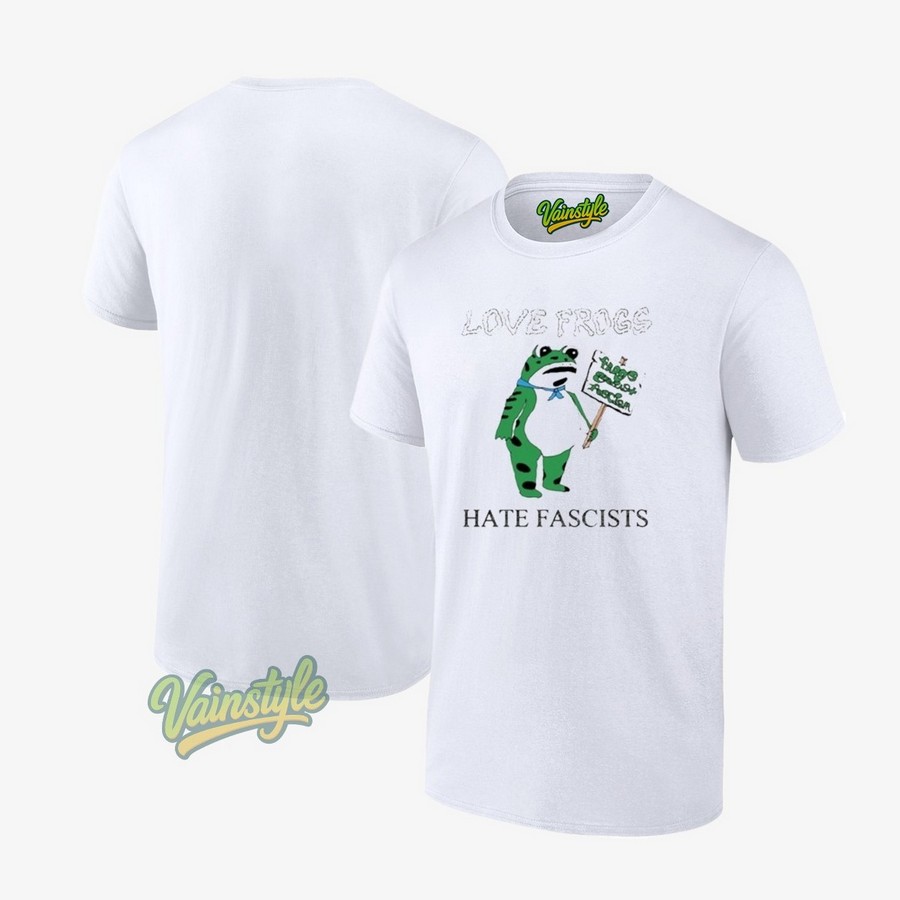 Love Frogs Hate Fascism Tour T-Shirt