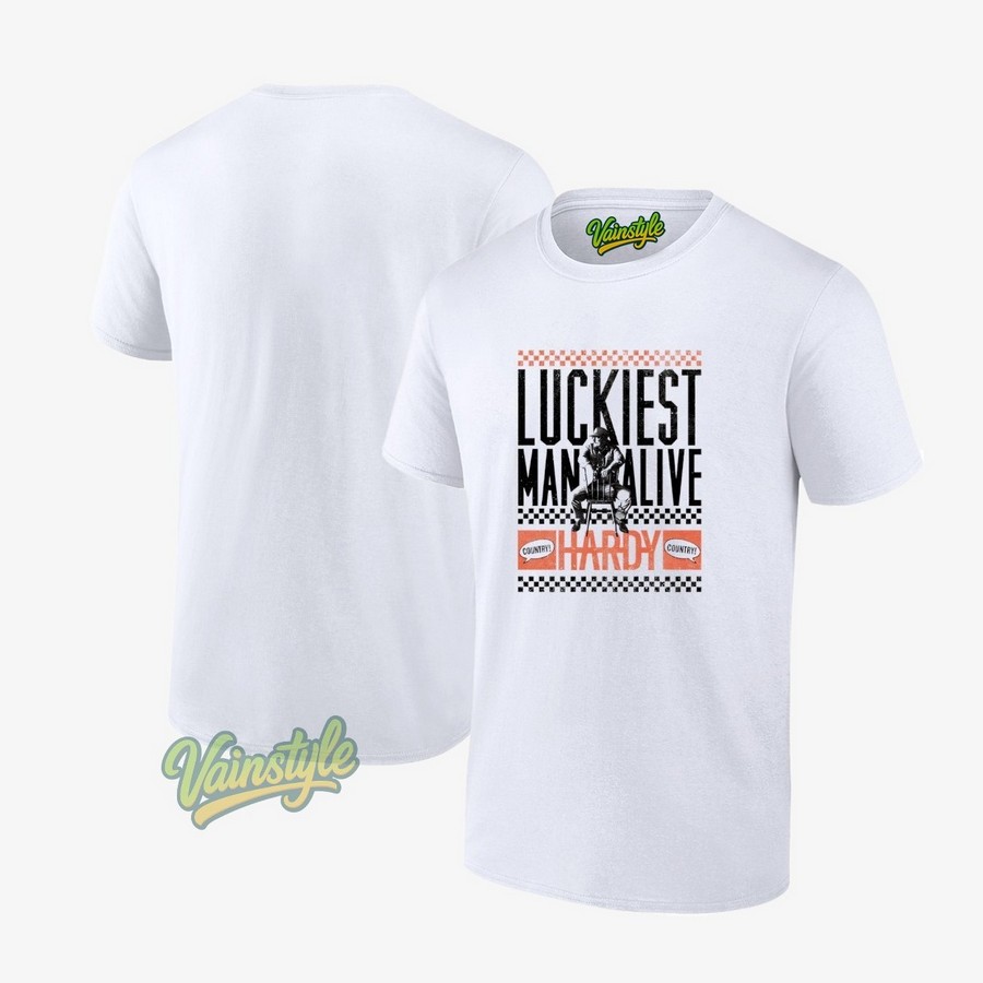 Luckiest Man Alive Hardy Country T-Shirt