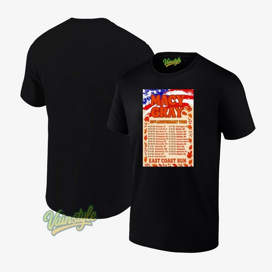 Macy Gray 25th Anniversary Tour 2025 Poster T-Shirt Macy Gray 25th Anniversary Tour 2025 Poster T-Shirt