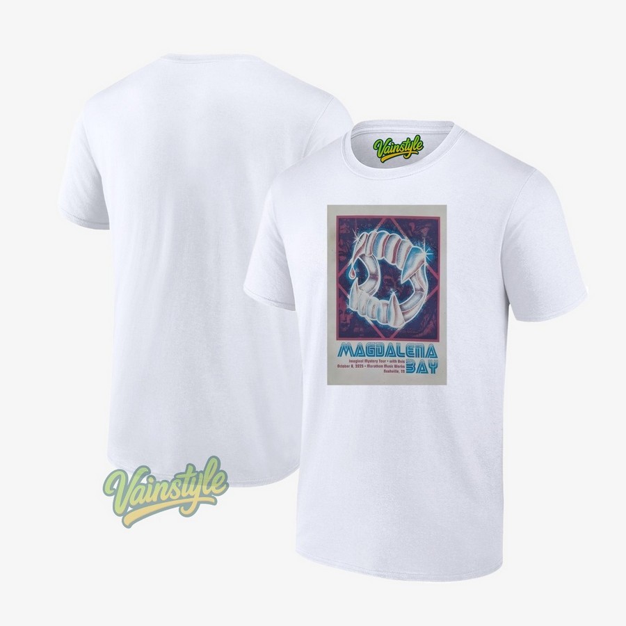 Magdalena Bay Oct 8 2025 Marathon Music Works Nashville Poster T-Shirt Magdalena Bay Oct 8 2025 Marathon Music Works Nashville Poster T-Shirt