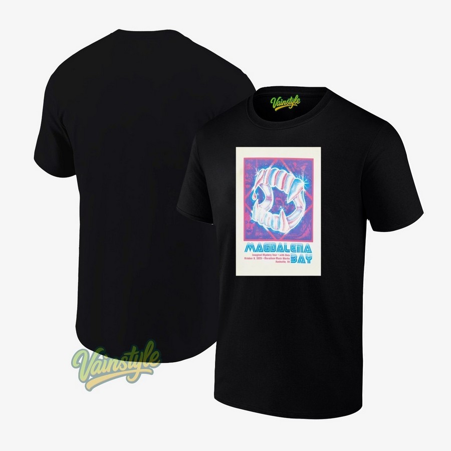 Magdalena Bay Oct 8 2025 Marathon Music Works Nashville Tn Posters T-Shirt Magdalena Bay Oct 8 2025 Marathon Music Works Nashville Tn Posters T-Shirt