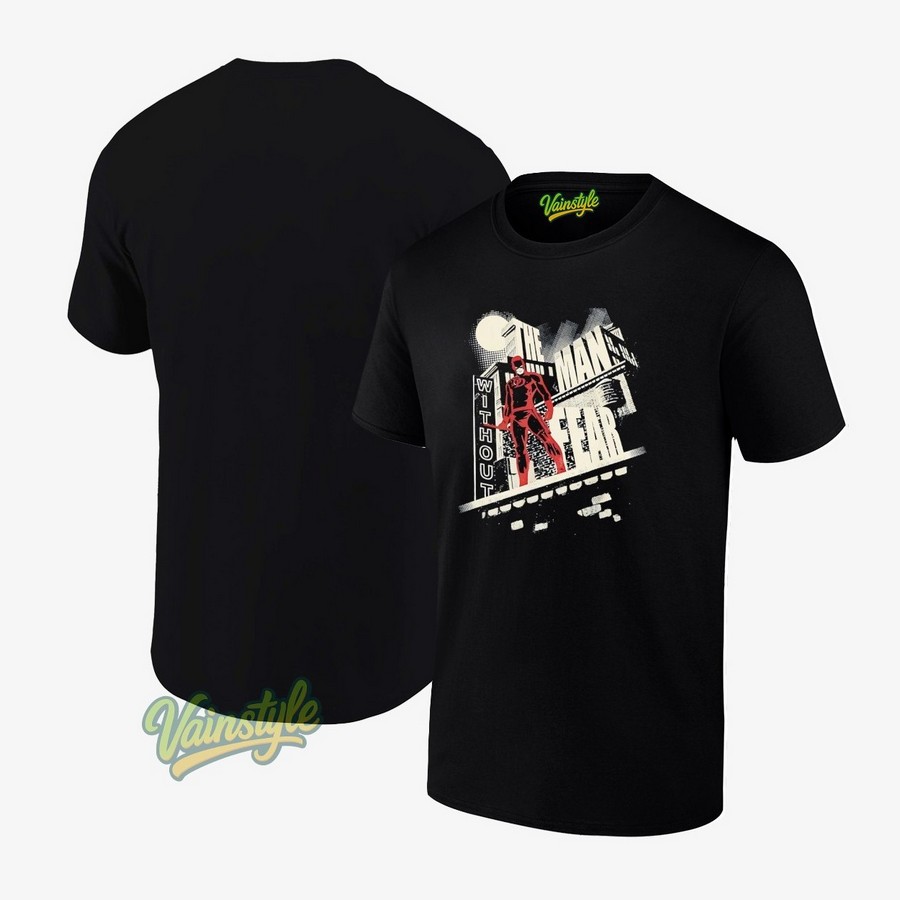 Marvel Daredevil Without The Man Fear T-Shirt Marvel Daredevil Without The Man Fear T-Shirt