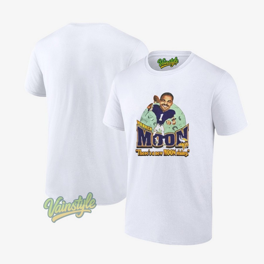 Minnesota Vikings Warren Moon There’s A New Moon Rising T-Shirt
