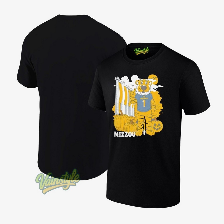 Missouri Tigers Spooky Zou Halloween Mascot Pumpkin T-Shirt