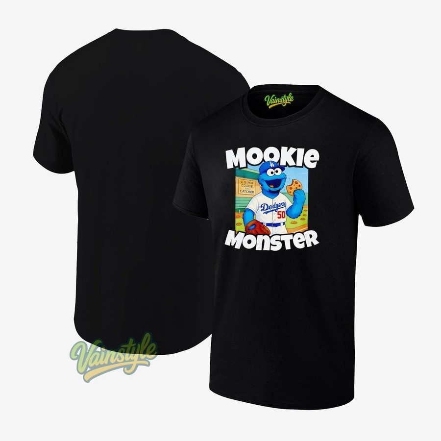 Mookie Monster Los Angeles Dodgers Mlb T-Shirt