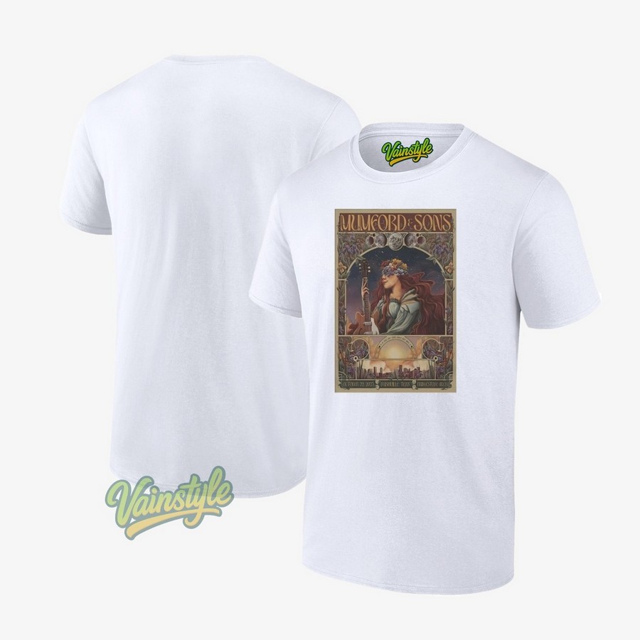 Mumford And Sons Bridgestone Arena Nashville Oct 22 2025 Poster T-Shirt