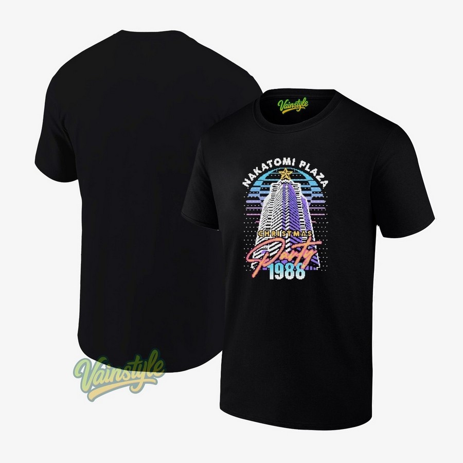 Nakatomi Plaza Party 1988 Christmas Vintage T-Shirt Nakatomi Plaza Party 1988 Christmas Vintage T-Shirt