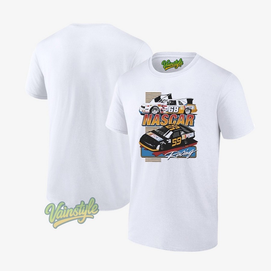 Nascar Checkered Flag Racing T-Shirt Nascar Checkered Flag Racing T-Shirt