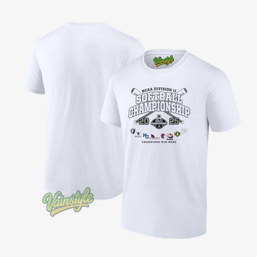 Ncaa Division Ii Softball Championship 8 Teams Logos 2025 T-Shirt Ncaa Division Ii Softball Championship 8 Teams Logos 2025 T-Shirt
