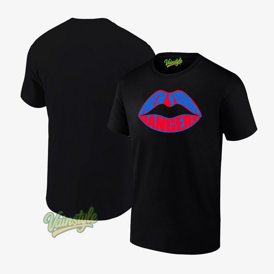 New York Rangers Black Lips Graphic T-Shirt